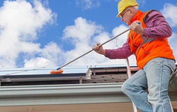 Whitehall Village soft wash roof cleaning